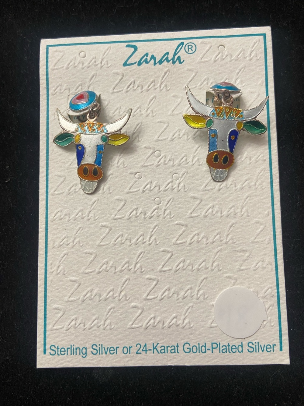 Zarah Beautiful Cow 🐄 Earrings